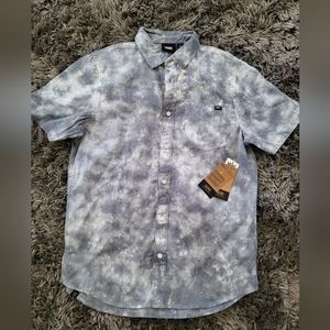 Men's VANS Button Down Tie Dye Shirt